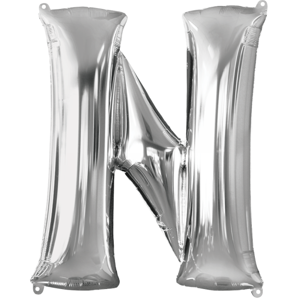 Letra N Plata