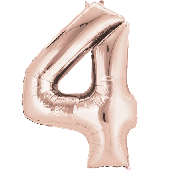 Numero 4 Rosa oro