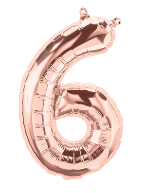 Numero seis oro rosa