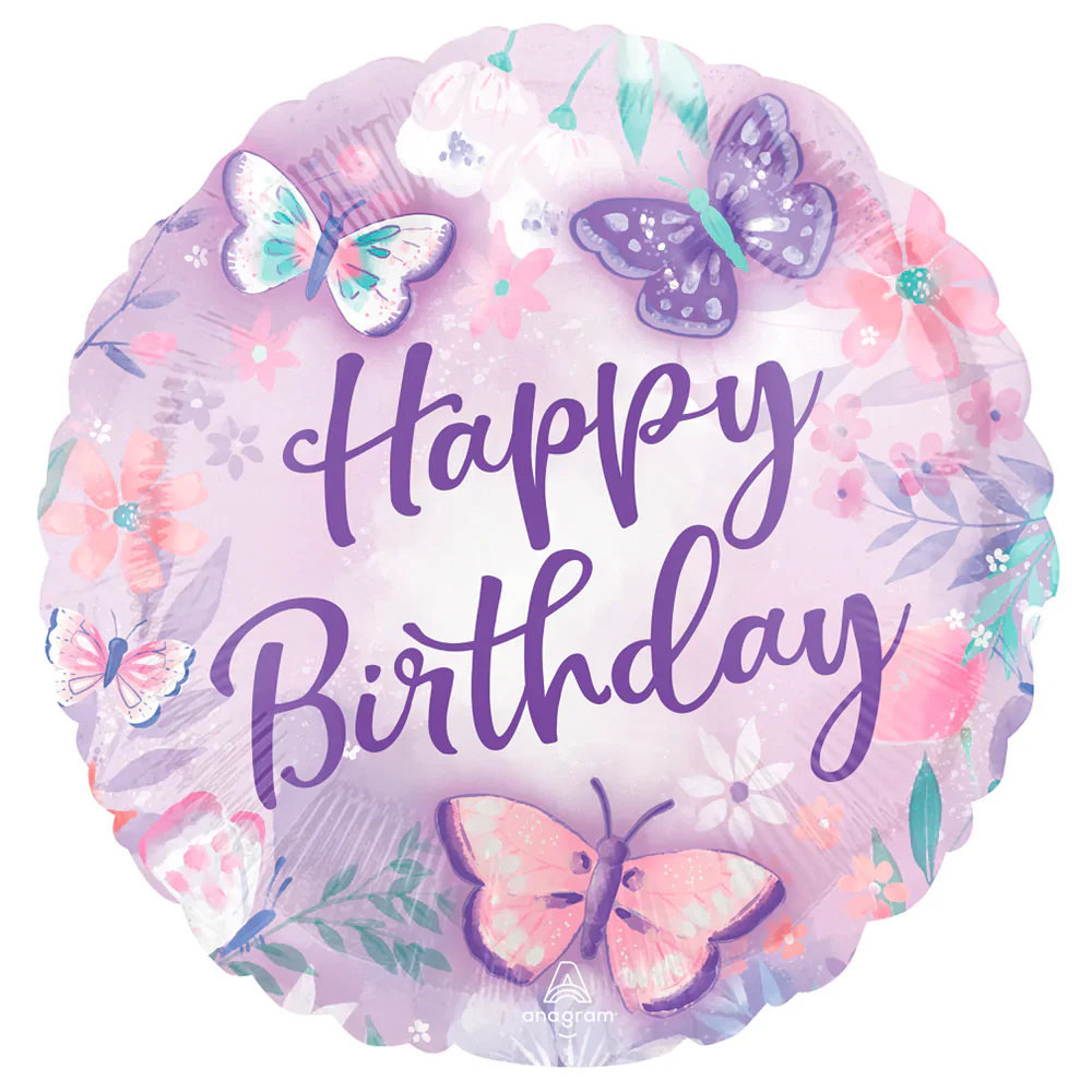 HAPPY BIRTHDAY MARIPOSAS LILAS