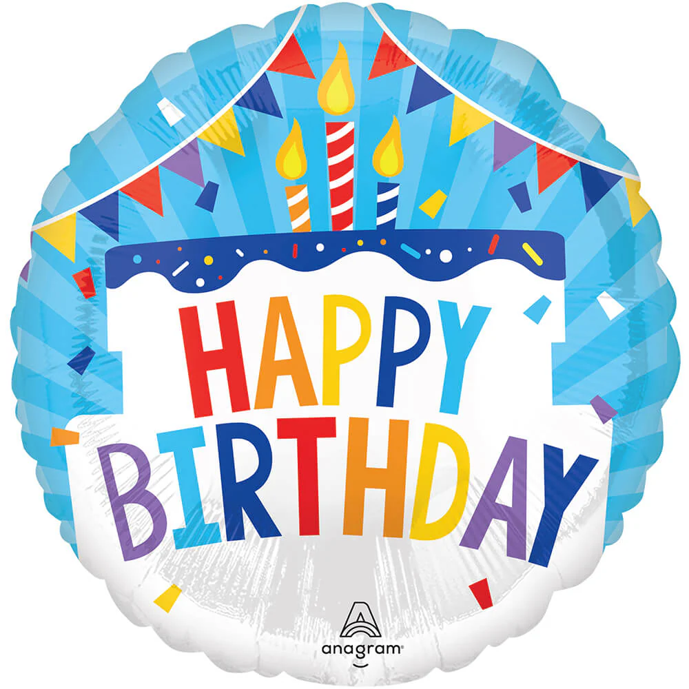 HAPPY BIRTHDAY PASTEL AZUL