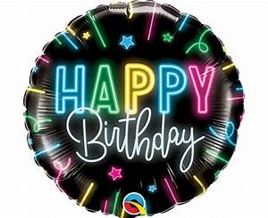 Happy Birthay Brillo Neón
