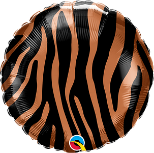 Globo Redondo Rayas De Tigre