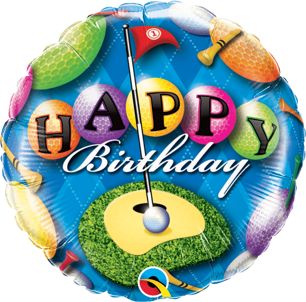 Happy Birthday golf