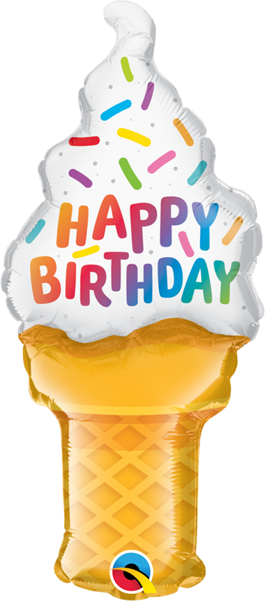 CUMPLEAÑOS-CONO DE HELADO