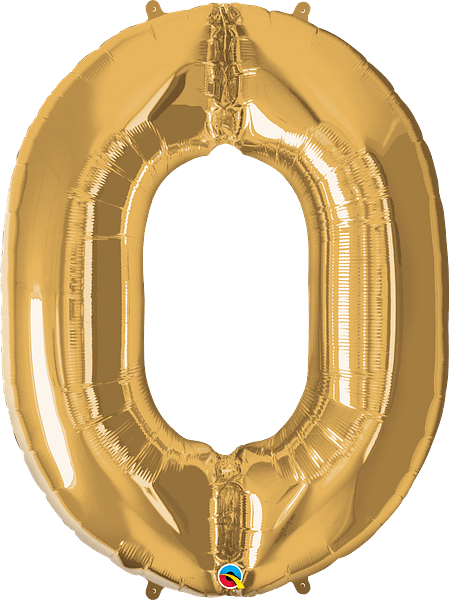 Número Cero - Oro Metálico