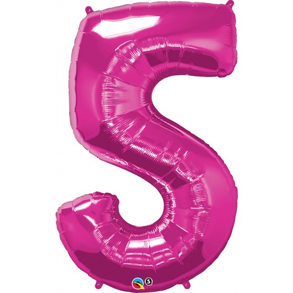 Número Cinco Magenta
