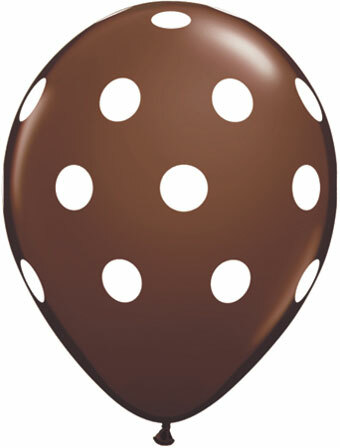 latex polka cafe chocolate ( 50 pzas)