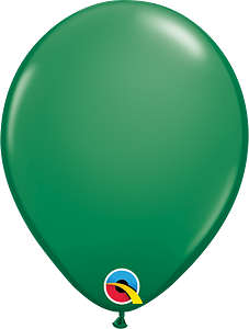 globo color verde bolsa con 100 pzas