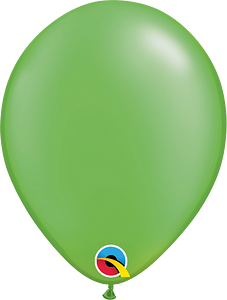globo latex verde lima nacarado (100 pzas)