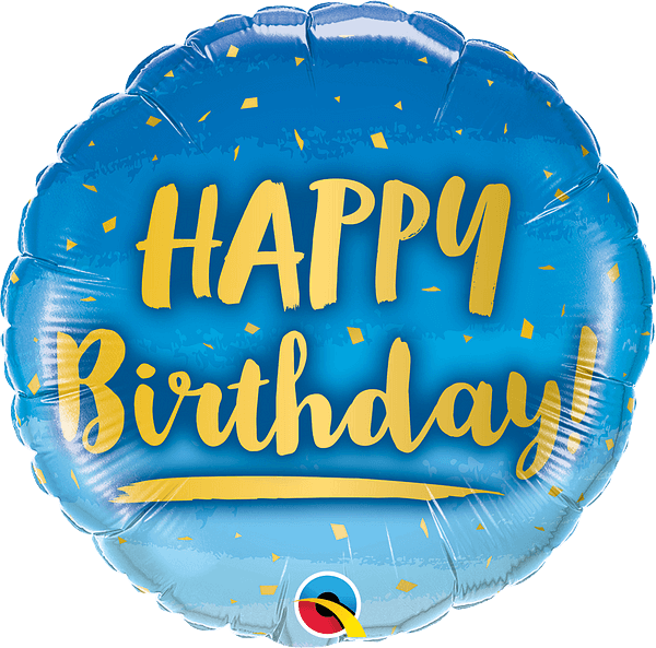 Cumpleaños – Oro y Azul