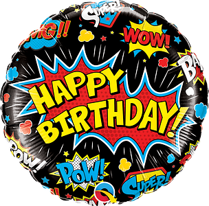 Cumpleaños – Superheroe en Negro