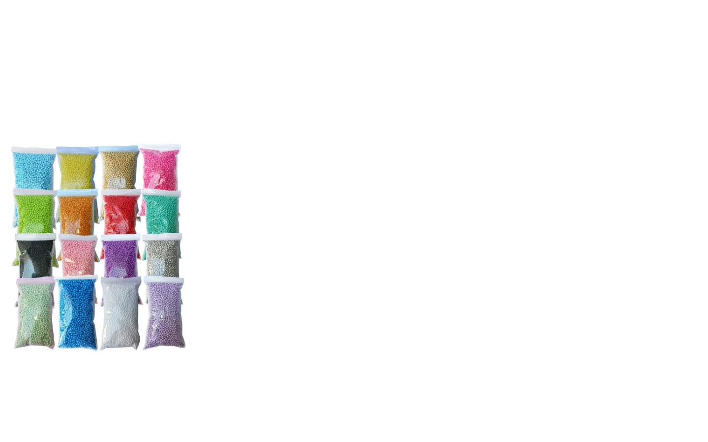 perla de unicel para globos 