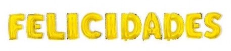 letrero Felicidades