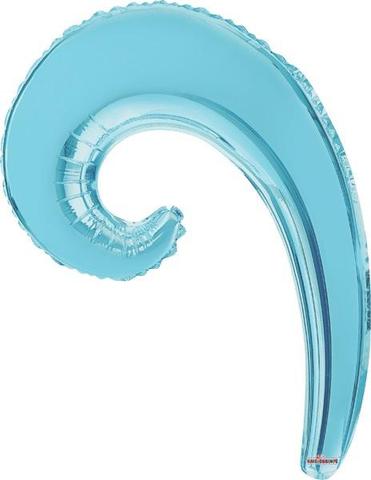 Kurly Azul Pastel Aperlado