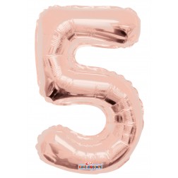 Numero 5 Rosa Oro 14in