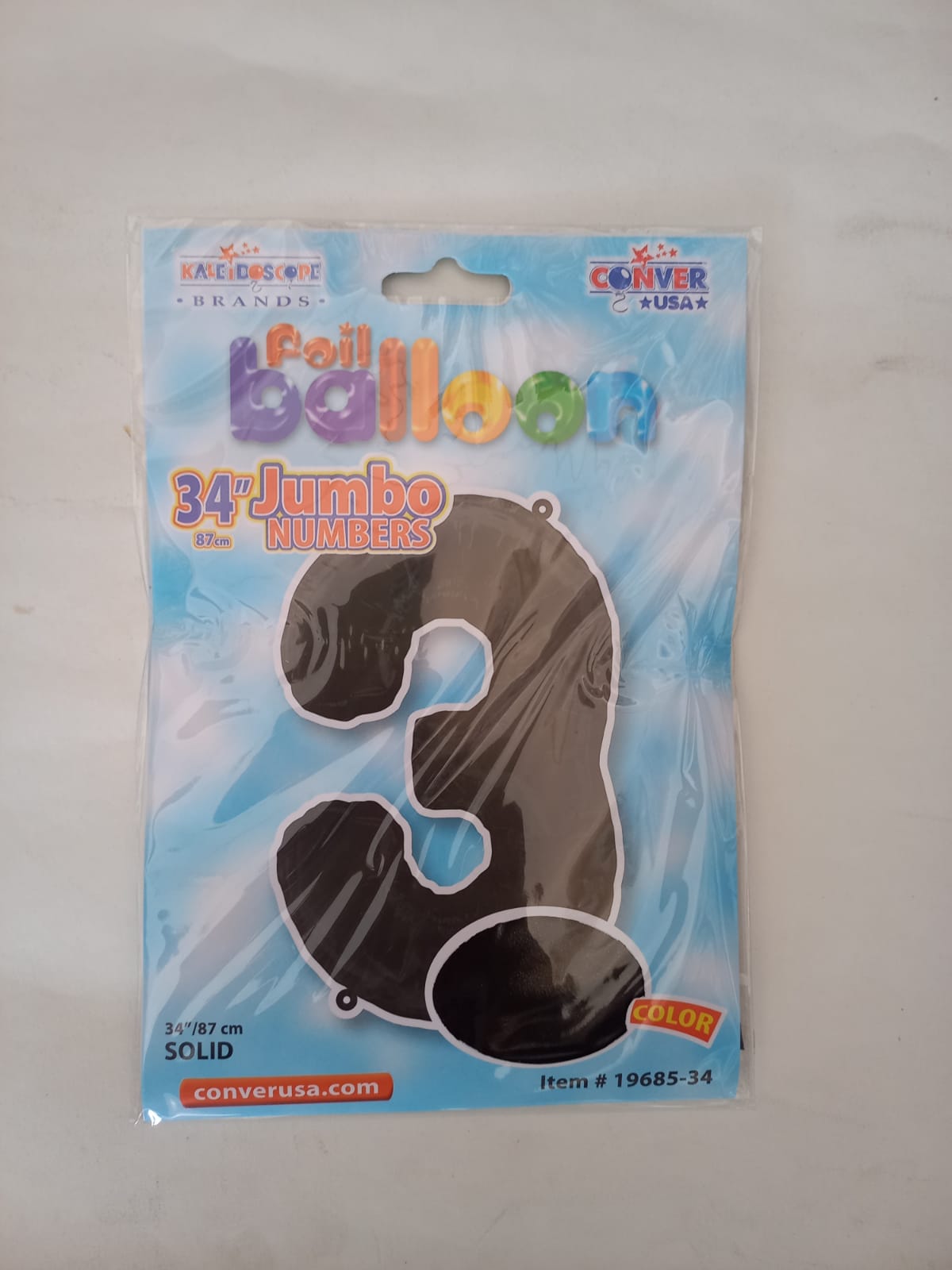 NUMERO TRES JUMBO NEGRO