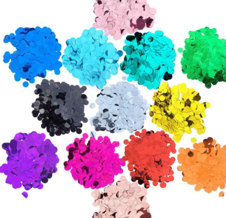 confetti metalico 1.5 cm