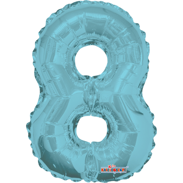Numero 8 Azul Celeste