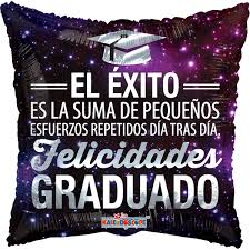 Globo Graduacion Cuadrado Negro