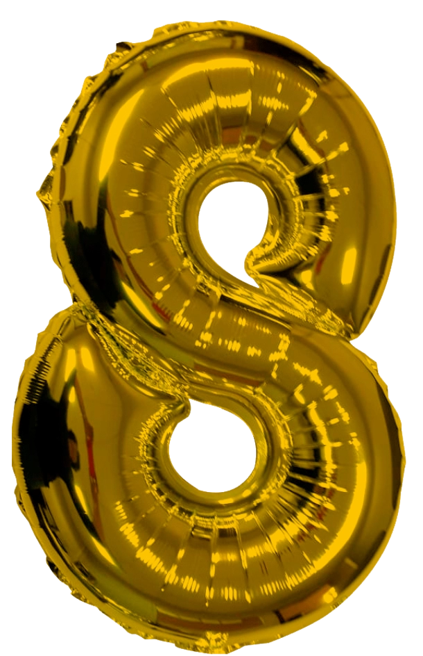 NUMERO 8 ORO