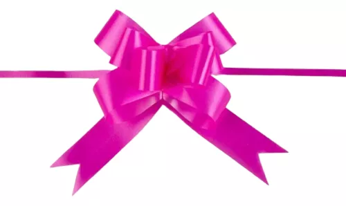 MOÑO MAGICO LISO ROSA MEXICANO CHICO