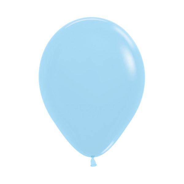 Globo pastel mate azul (50pzas)