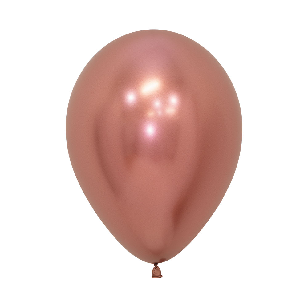 globo reflex dorado rosa 968 ( 50 pzas)