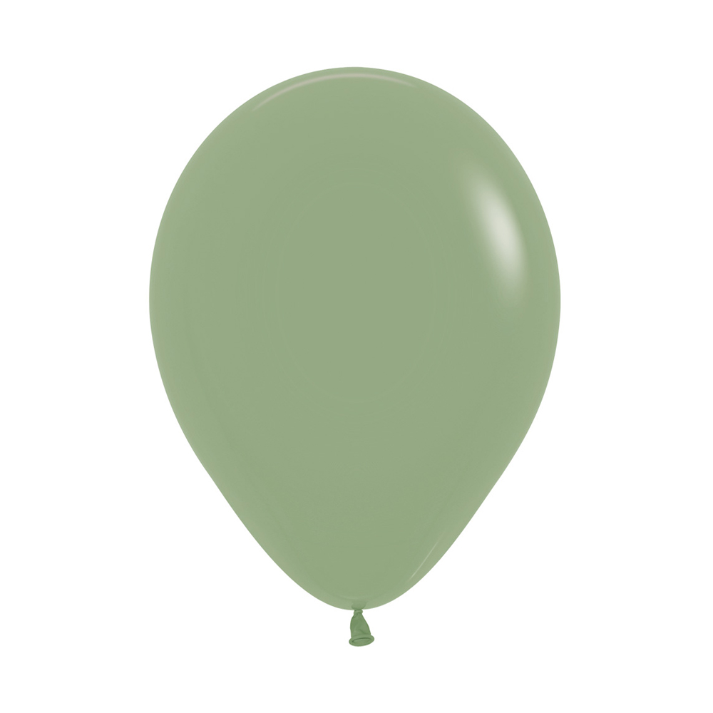 Globo Látex N12 Fashion Eucalipto c/50 pzas