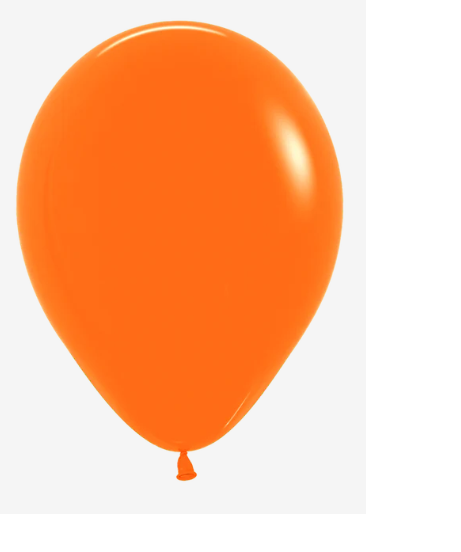 GLOBO LATEX FASHION NARANJA 061 (50 PZAS)