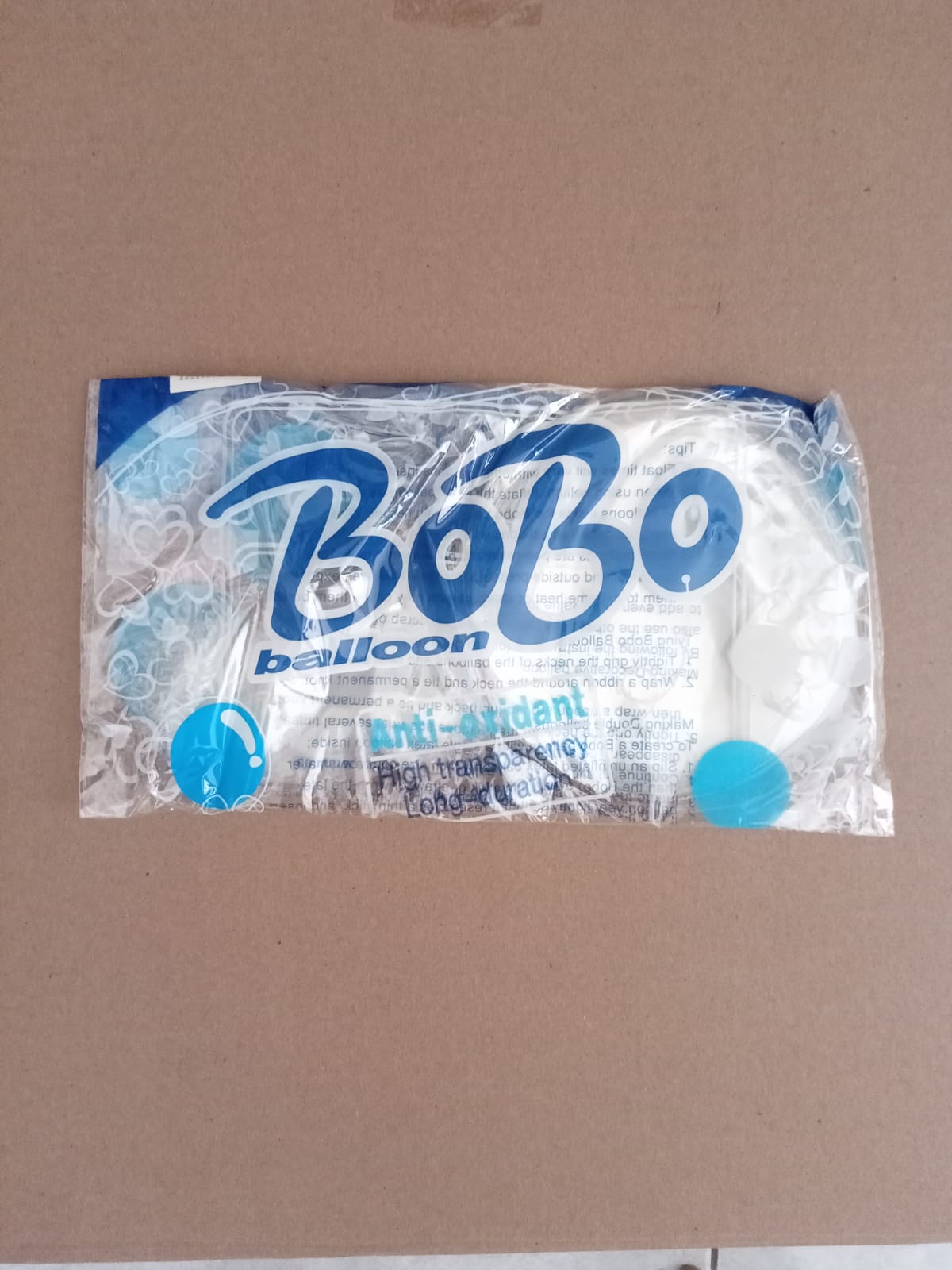BURBUJA GENERICA  TRANSPARENTE BOBO